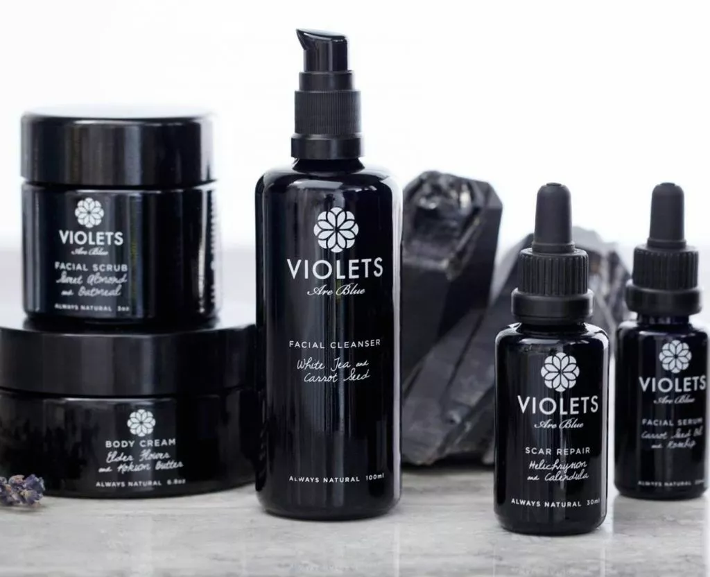 Violets Are Blue beauty products