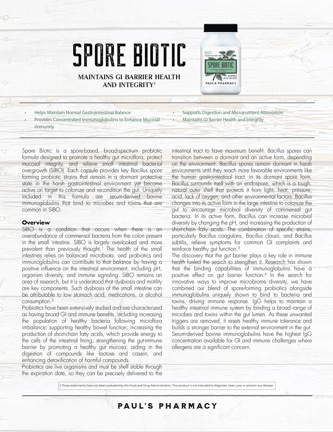 SPORE BIOTIC