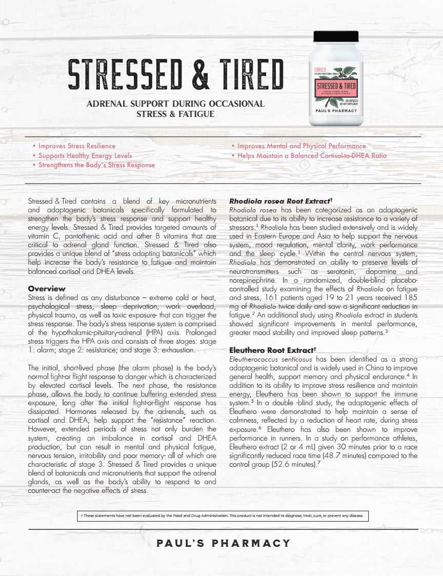 STRESSED & TIRED
