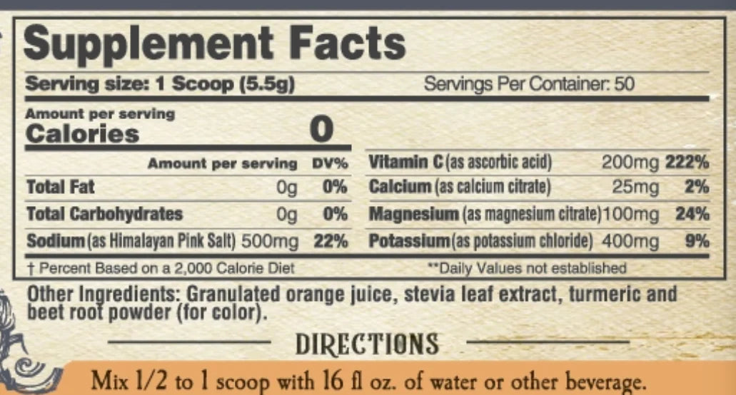 Clean Hydration- Electrolytes