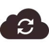 brown cloud icon