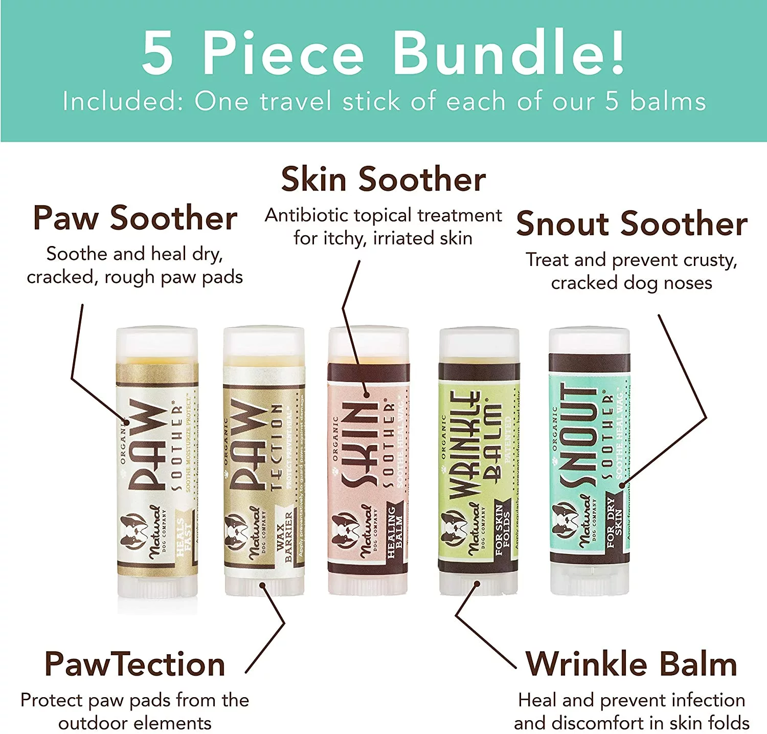 Natural Dog Company 5 Piece Bundle